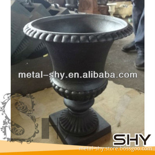 cast iron garden flower pot for decoration